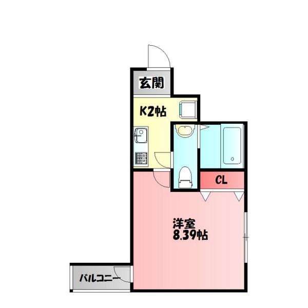 ロイヤルハイツ今市 間取り図画像