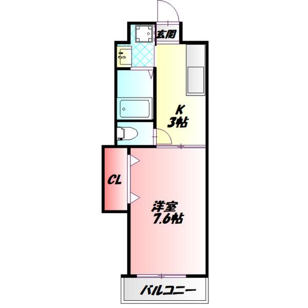 ロジュマン門真 間取り図画像