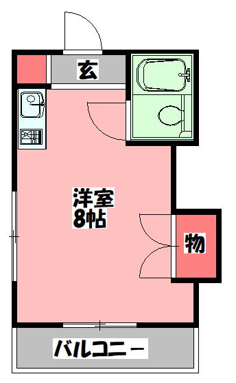 徳広マンション 間取り図画像