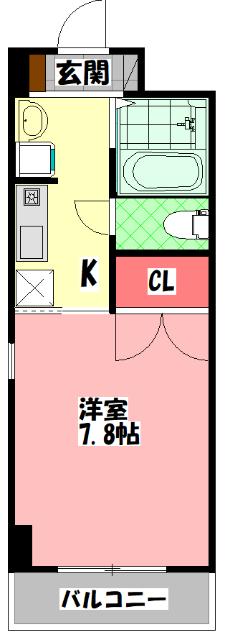 M'sFLAT 間取り図画像