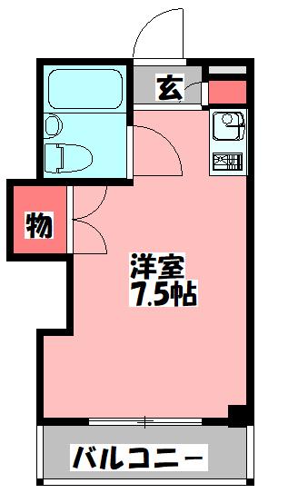 徳広マンション 間取り図画像