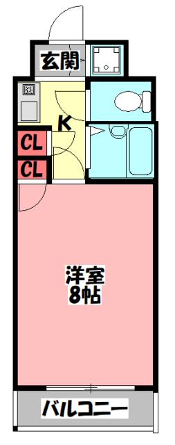 メリーパレス 間取り図画像