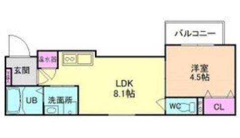 girasol kadoma 間取り図画像
