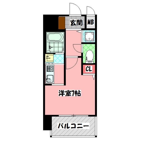 クレアート大阪トゥールビヨン 間取り図画像