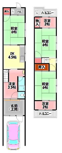  間取り図写真
