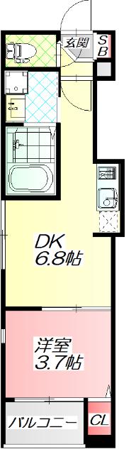 そよ風とラテと 間取り図画像