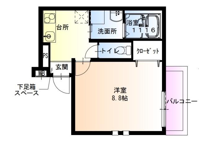 フジパレス大日Ⅴ番館 間取り図画像