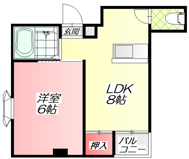 ヴァンベール垣内 間取り図画像
