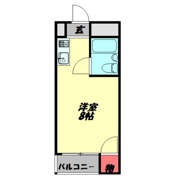 ロータリーマンション西三荘 間取り図画像