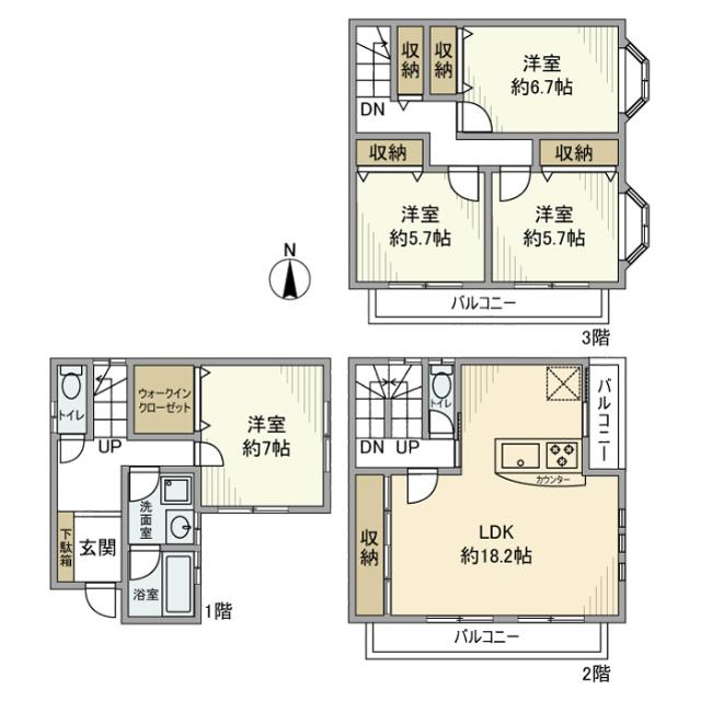  間取り図写真