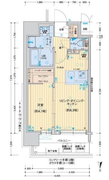 間取り図写真
