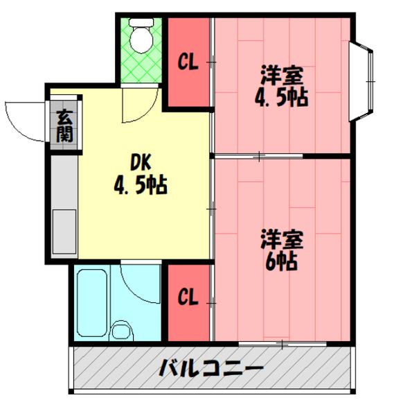 サニーハイツ根上 間取り図画像