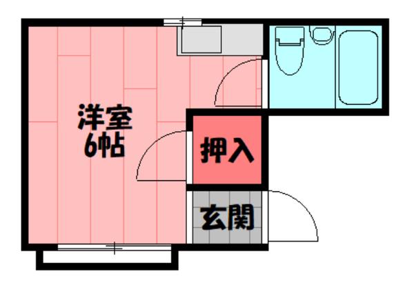 野里ハイツ 間取り図画像