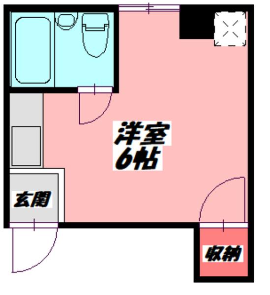 今市ハイツ 間取り図画像