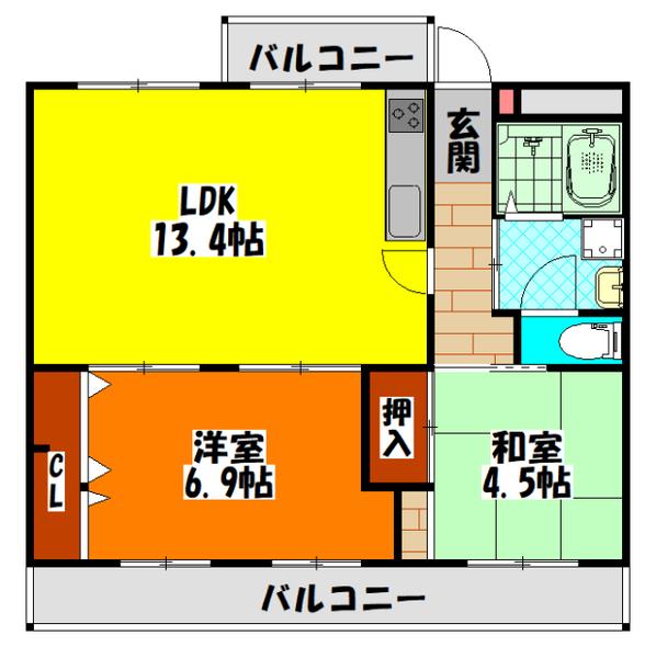 エル・セレーノ古川橋(2棟） 間取り図画像