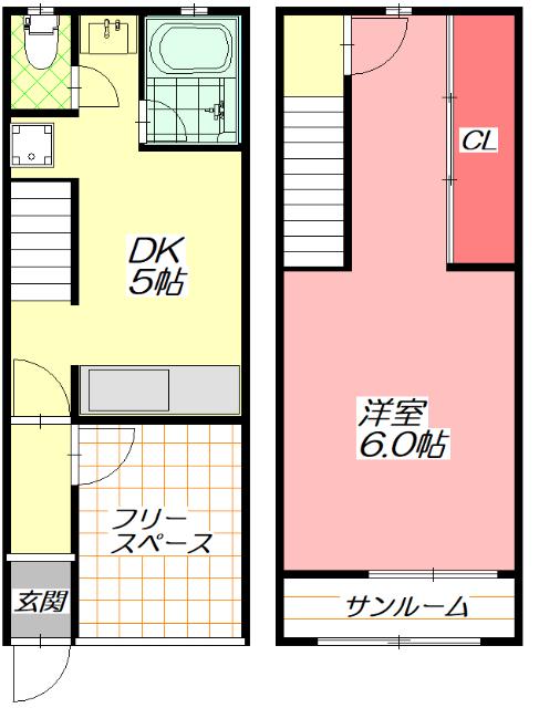 元町ハウス 間取り図画像