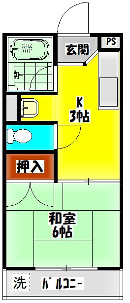 マンションからたち 間取り図画像