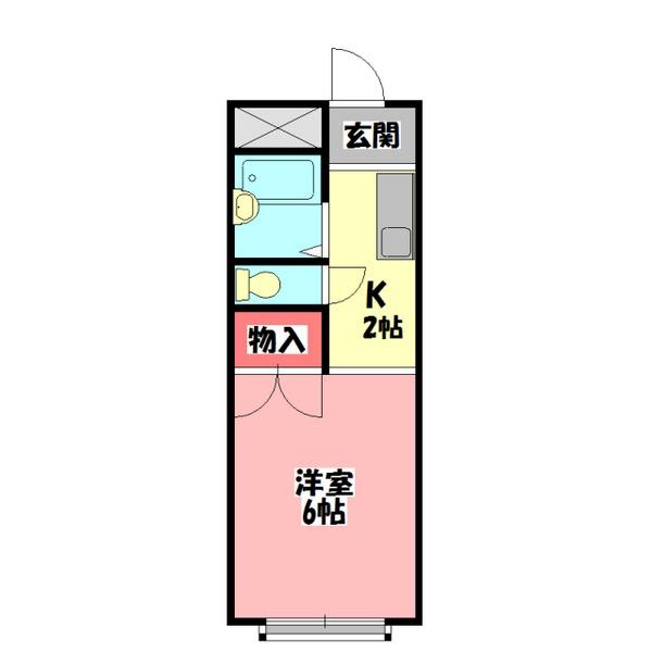 イーストタウンハイツ 間取り図画像
