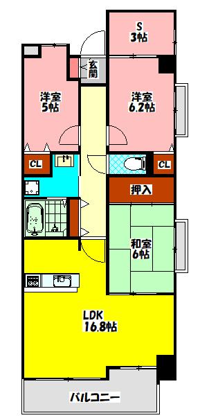 さくら館 間取り図画像