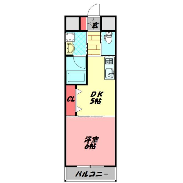 サンフレンドユーPartⅡ 間取り図画像