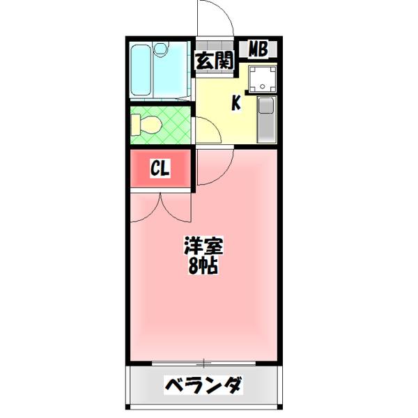 あいマンション 間取り図画像
