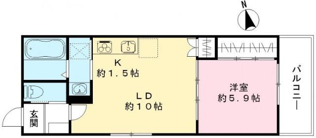 ユアメゾン　プリーモ 間取り図画像