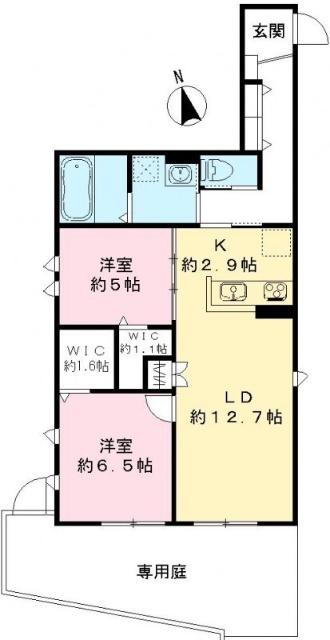 ユアメゾン　プリーモ 間取り図画像