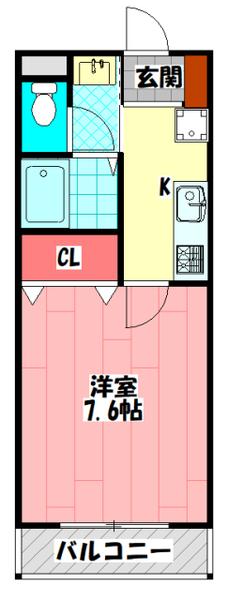 ノヴァンタ大和田（旧プラシーボ） 間取り図画像