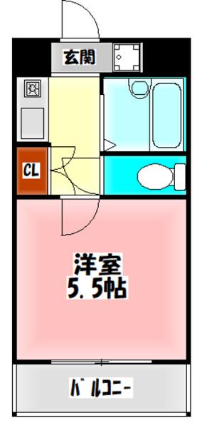 高栄マンション 間取り図画像