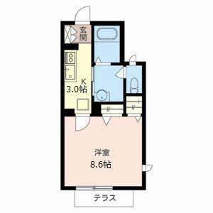 シャーメゾン4番館 間取り図画像