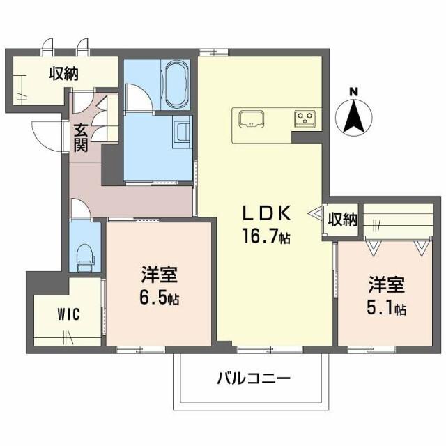 守口市八雲西町マンション 間取り図画像