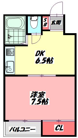 サンティール門真 間取り図画像