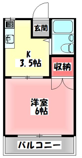 シャトーエクセリア 間取り図画像