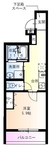 フジパレス城北公園通Ⅴ番館 間取り図画像