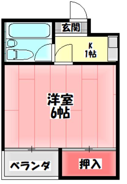 ブルースカイ古川橋 間取り図画像