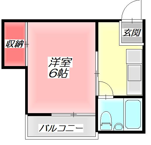 第2友マンション 間取り図画像