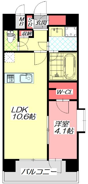 LA GRACE 千林大宮 間取り図画像