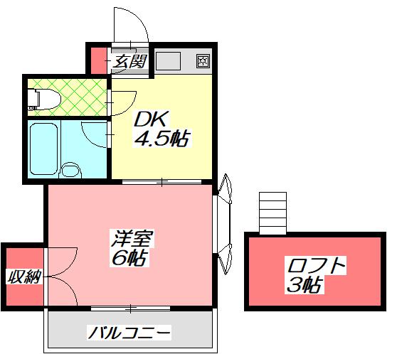 大阪市旭区清水マンション 間取り図画像