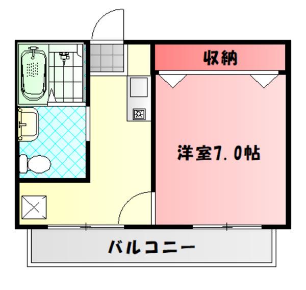 清水728ハイツ 間取り図画像