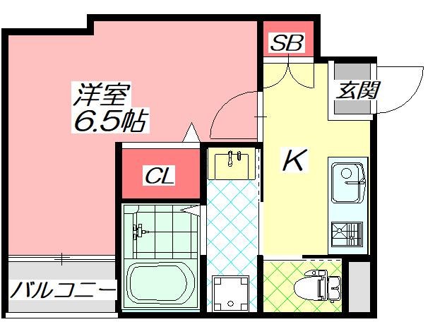門真市ひえ島町アパート 間取り図画像