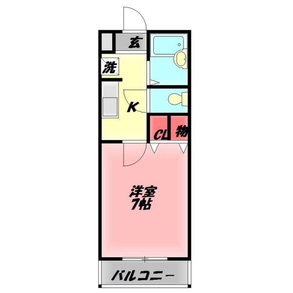 ハイエストキャッスルマンション 間取り図画像