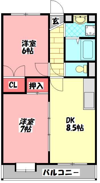 ブランドールMⅢ 間取り図画像