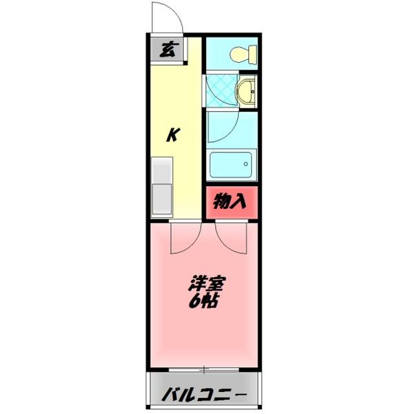 オスカー柳町 間取り図画像