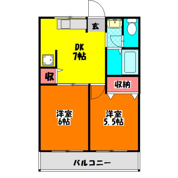 プライム下島 間取り図画像