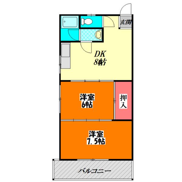 梶町マンション 間取り図画像