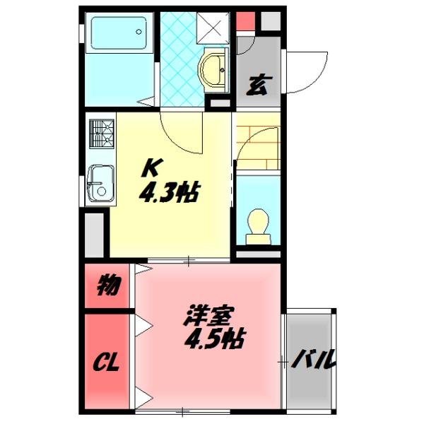 フォレストメゾンｉ 間取り図画像