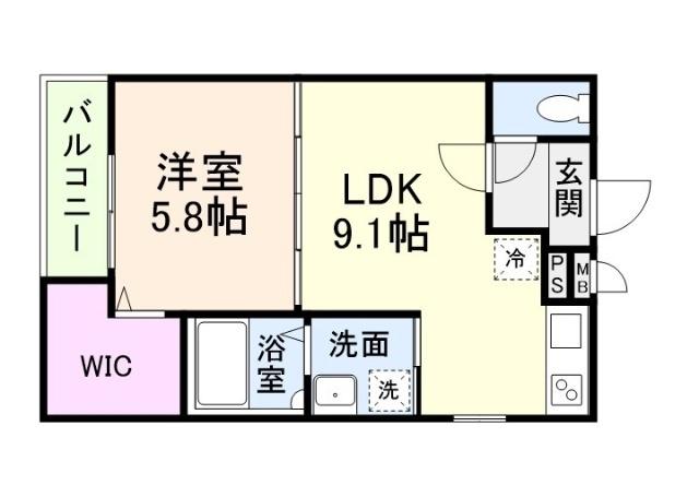 フジパレス新森Ⅴ番館 間取り図画像