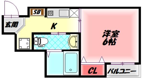 ウインズコート清水 間取り図画像