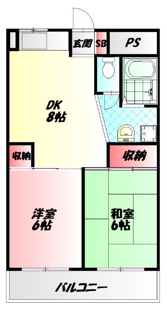 グリンピア守口 間取り図画像