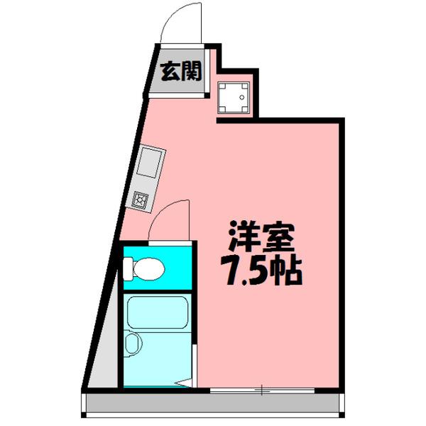 西田土地ビル 間取り図画像